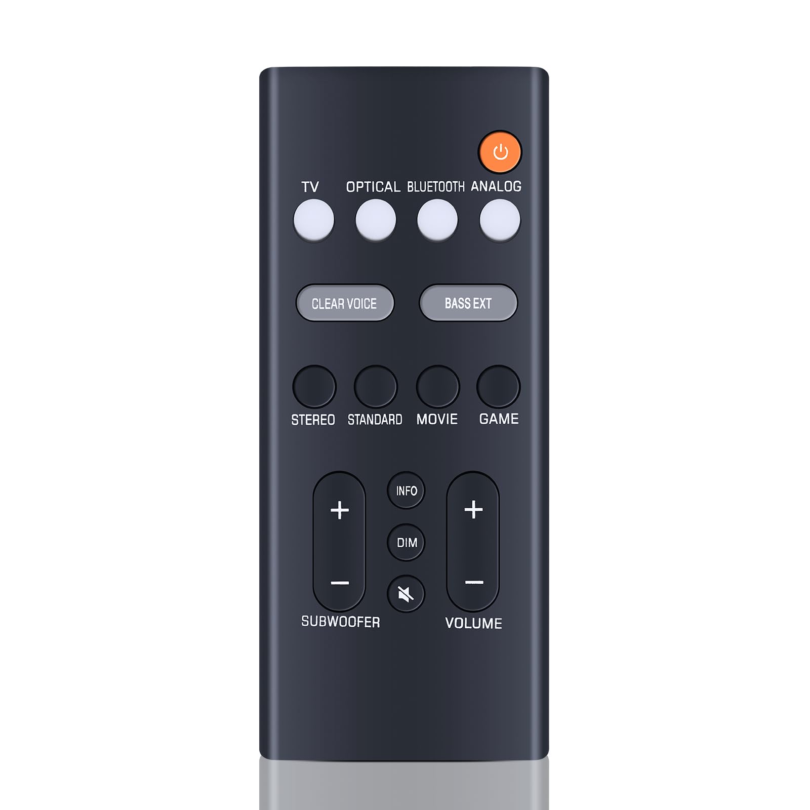 Amazon | サウンドバーリモコン VDQ7610 for YAMAHA サウンドバー SR