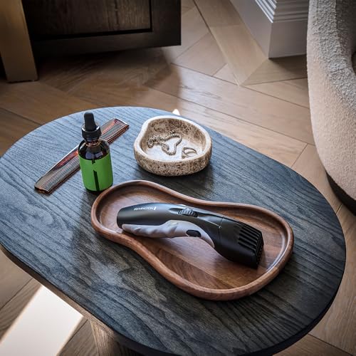 Foto von Remington Barttrimmer Herren [selbstschärf. Keramik Klingen/0,4-18mm] Bartschneider Set (Einstellrad mit 9 Längeneinstellungen ab 1,5mm, Netz-/Akkubetrieb, LED Ladeanzeige, Langhaarschneider) MB320C