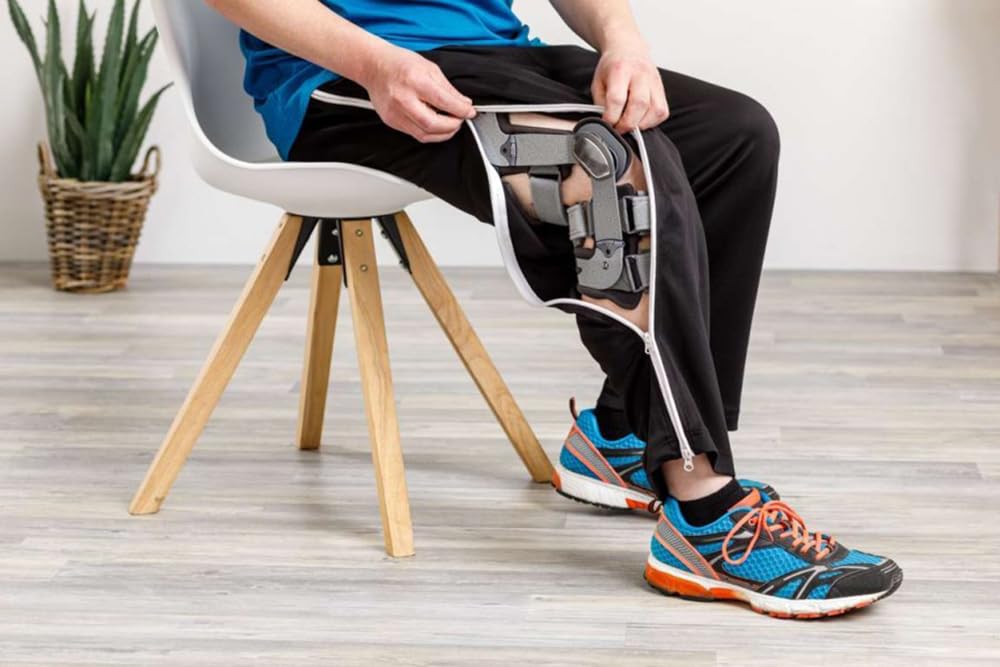 SoNa24 – Pantaloni terapeutici RehaFlex di Suprima, pantaloni da jogging + cerniera a 4 vie, abbigliamento per pazienti, pantaloni per la cura della demenza, abbigliamento per la cura (XXL)