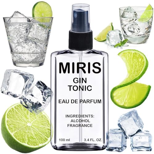 MIRIS Gin Tonic, Long-Lasting Unisex Eau de Parfum for Women & Men, Spray 3.4 Fl Oz / 100 ml