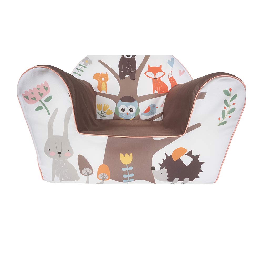 KNORRTOYS.COM- Sillón, Estampado Animal, Color Blanco marrón (68348)