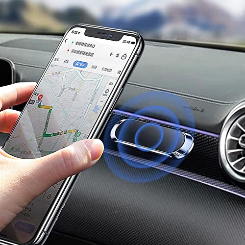 Suporte De Carro Magnético Universal Para Gps/Telefone Celular Com Poderosos Ímãs De Neodímio F6 Branco