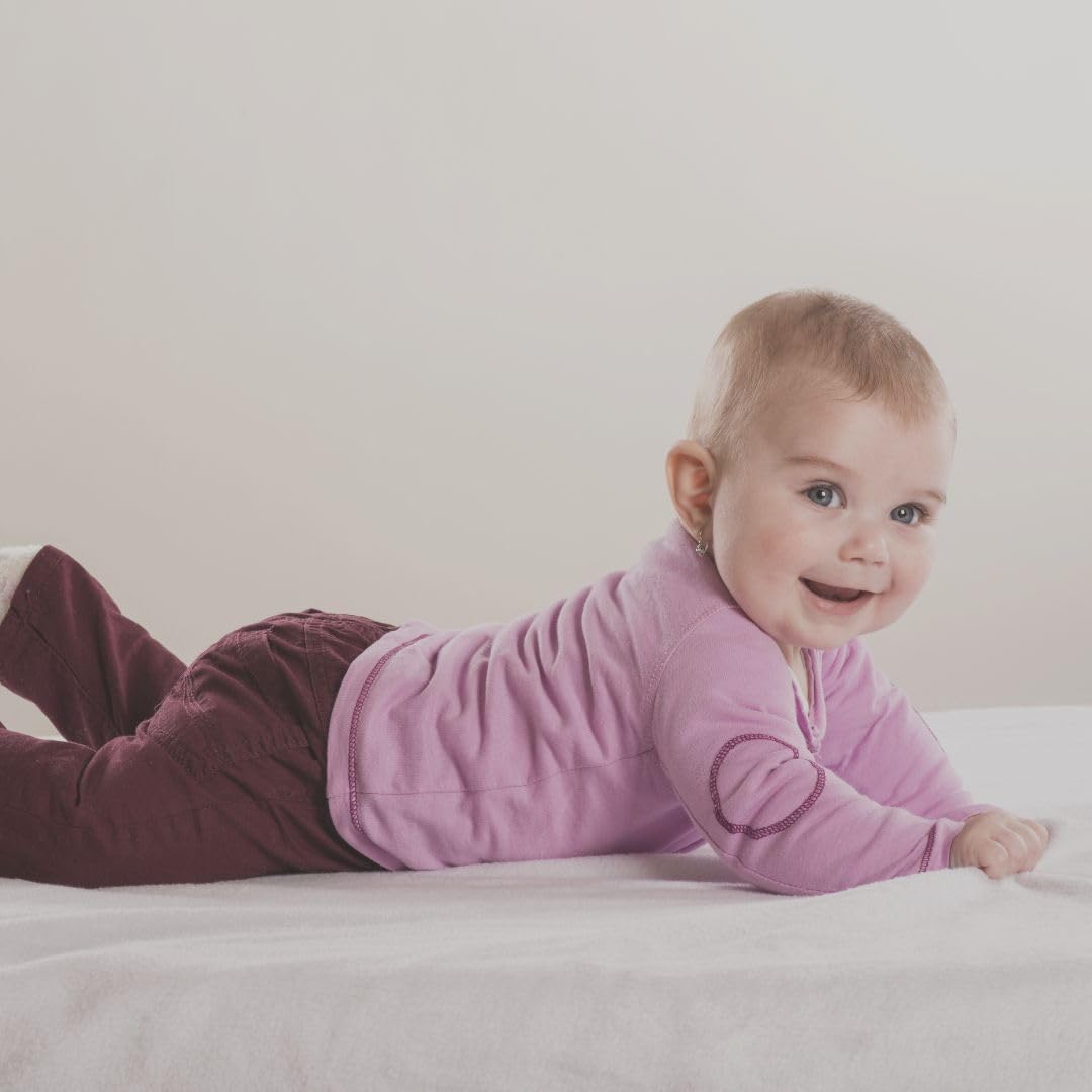 zee BAMBI Lettino Neonato 120x60 cm Cashmere con Materasso e Ruote Lettino Bambino con Lato Abbassabile Rete Regolabile 3 Livelli Letto per Bambini
