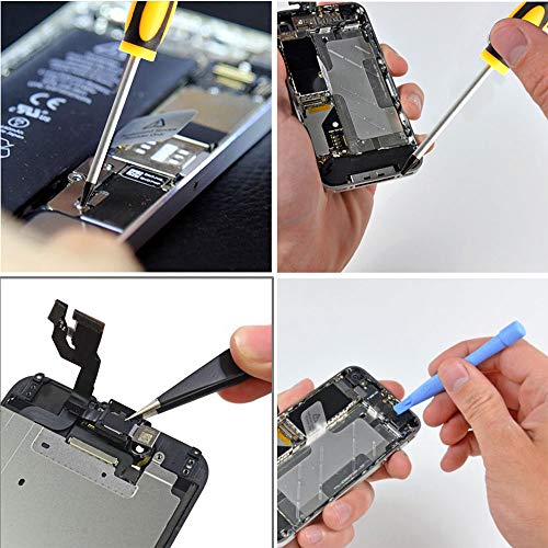 14 in 1 Torx Screwdriver Set, Complete Screwdriver with T3 T4 T5 T6 T7 T8 T10 Security Torx Bit, Repair Tool Kit for Hard Driver, Xbox, Macbook, PS4, Electronics, Ring Doorbell,Knife