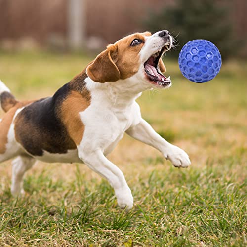 Dog Toys for Aggressive Chewers Large Breed, Interactive Squeaky Dog Balls for Medium Dogs Relieving Anxiety, Small Dog Toys for Dog Teeth Cleaning,Outdoor Dog Toys Best Pet Supplies for Dogs Training