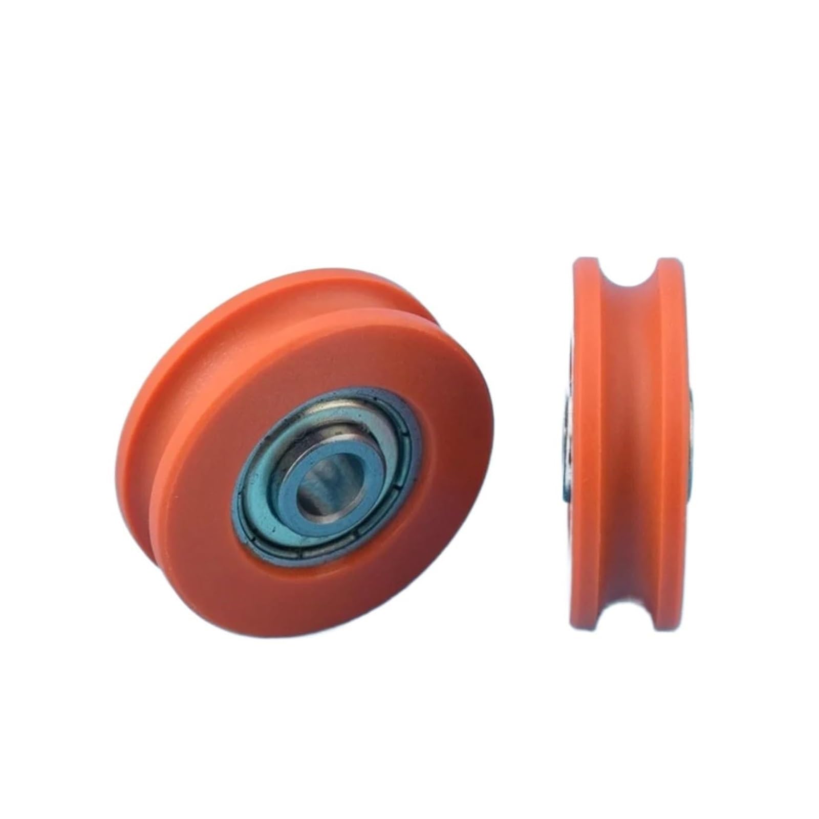 Koło z rowkiem w kształcie litery V, kółka do bram 1 szt. 6 * 32 9,5 mm koło z rowkiem w kształcie litery U, prowadzące, niestandardowe 626ZZ, owinięte plastikiem, nylonowe pasowe do mebli