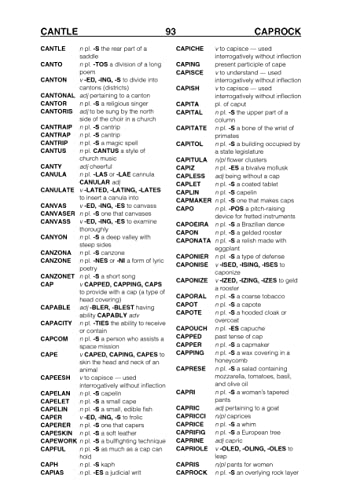 The Official SCRABBLE Players Dictionary, Sixth Ed. (Trade Paperback)