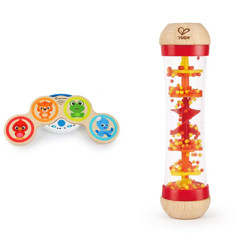 Baby Einstein Magic Touch Wooden Drum Musical Toy, Ages 6 Months Plus