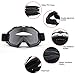 SPOSUNE Dirt Bike ATV Goggles UV400 Motorcycle Goggles Motocross Riding Goggles ATV Windproof Dustproof Dirtbike Off Road Goggles for Adults Men Women Youth