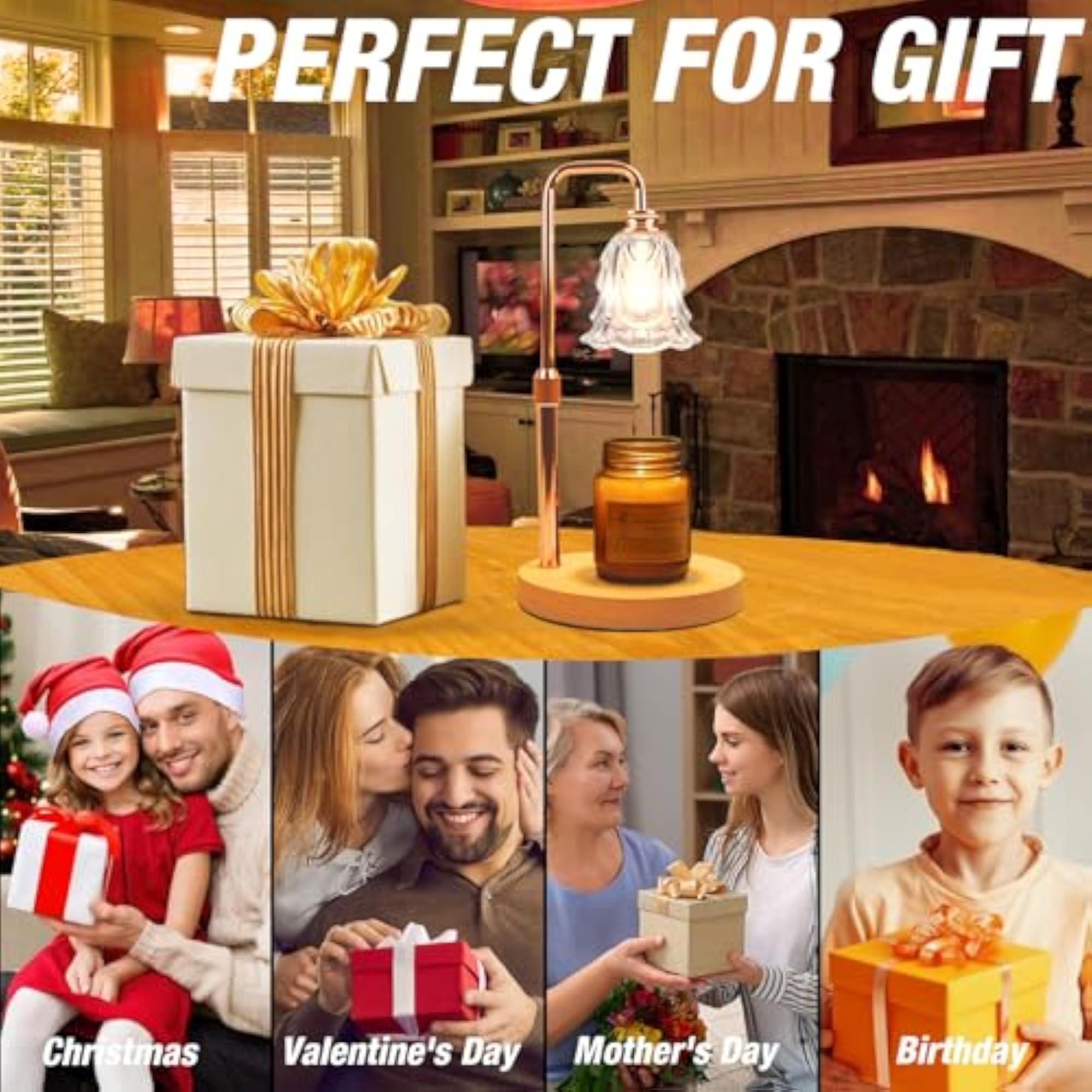 Dimmable Candle Warmer Lamp with Timer