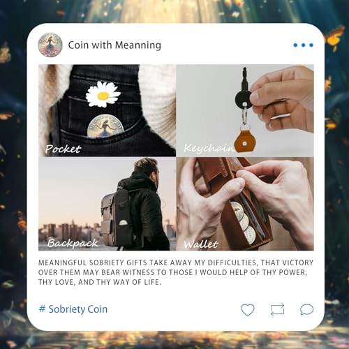 artsy grace women 1 year sobriety coin - recovery butterfly aa coins - sister power addiction na aa chips and medallions - celebrate 1-10 years narcotics alcoholics anonymous gifts for men women
