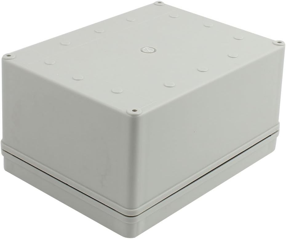 Aexit 200mm x Electrical Boxes, Conduit & Fittings 150mm x 100mm Waterproof Junction Box DIY Case Electrical Boxes Enclosure Gray