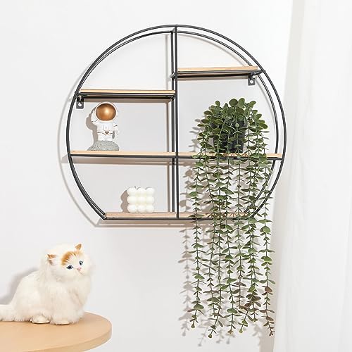 Veryhome 2Pack Artificial Hanging Plants in Potted Eucalyptus Fake Vines Faux Greenery Fake Plants Artificial Eucalyptus Vine in Pot for Wall Room Indoor Outdoor Decoration(Green) - Image 2