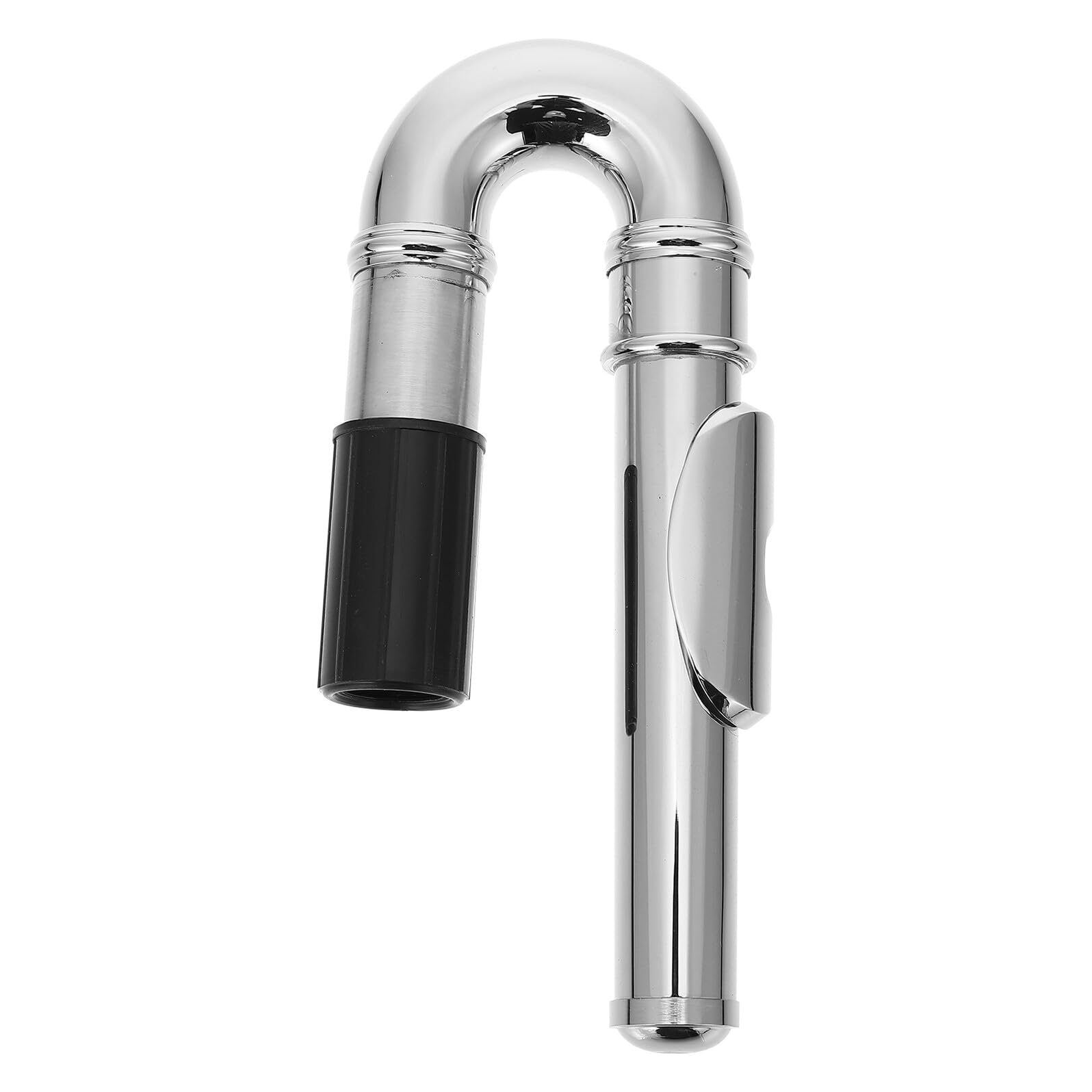 Langlebiger Flöten Ersatzkopf mit Praktischem Flötenarm, Silber