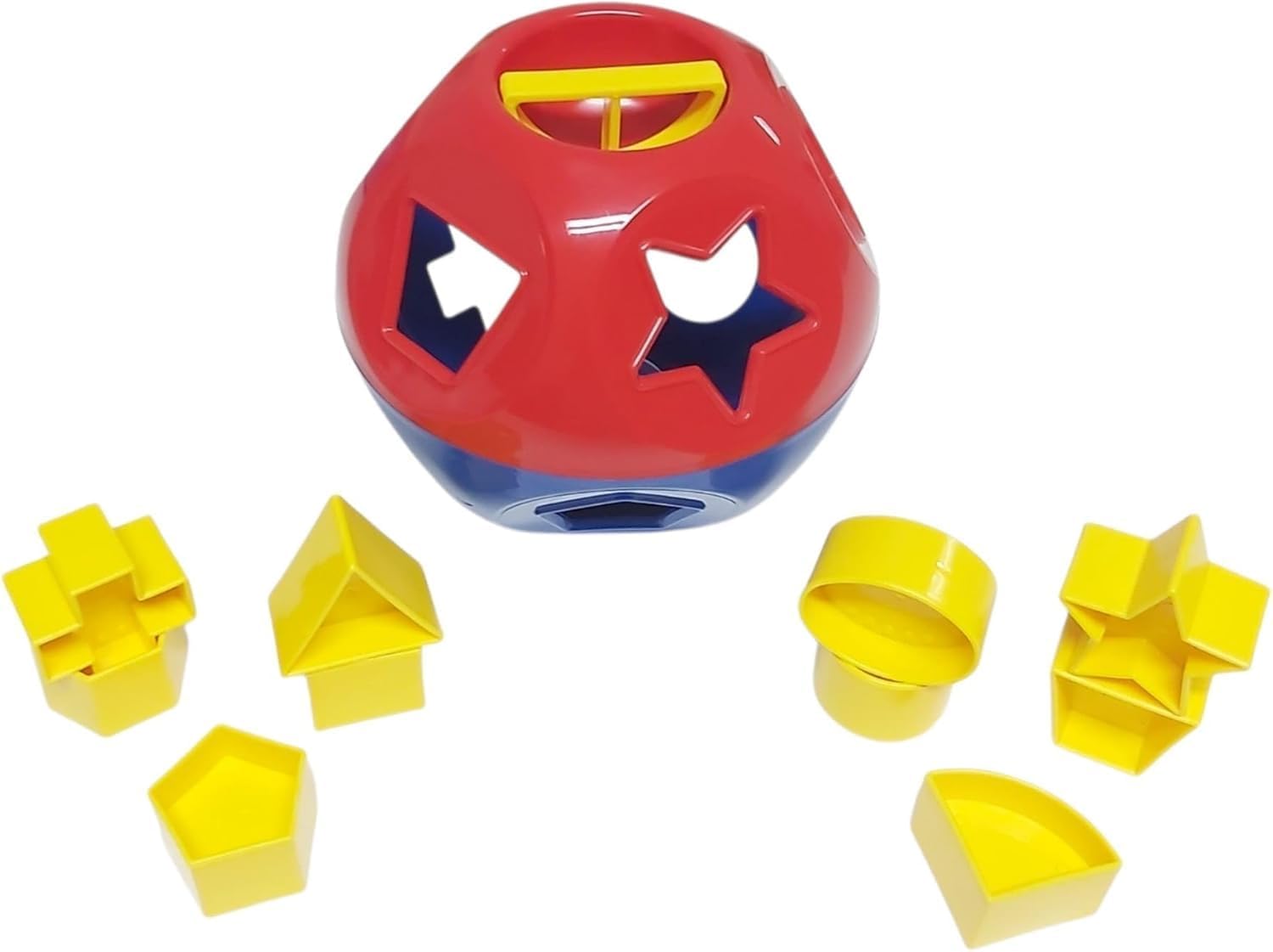 Tupperware Shape-O Toy - Gioco a incastro, senza BPA, per neonati e bambini dai 12 mesi in su, giocattolo educativo per promuovere le abilità motorie, il riconoscimento di colori e forme, originale