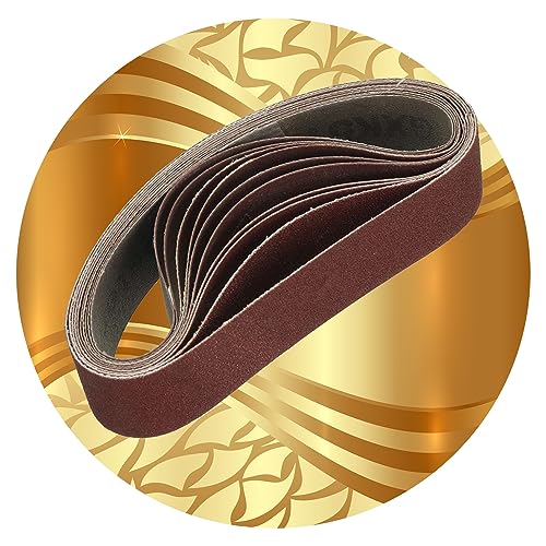 3 x 21 sanding belts 10pcs Aluminium Oxide 40/1000 Grits Sanding belts 3x21 Sharpening Polishing Grinder Sand belts 533*75MM Aluminum Oxide Metal Wood Automotive Derusting ( Color : 320 grit , Size :