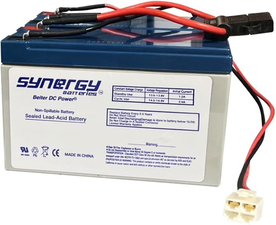 Used in Very Good Condition Compatible with Razor Dirt Quad Batteries With Wiring Harness High Performance 12V 7ah Battery Easy Slide on Terminals No Soldering!