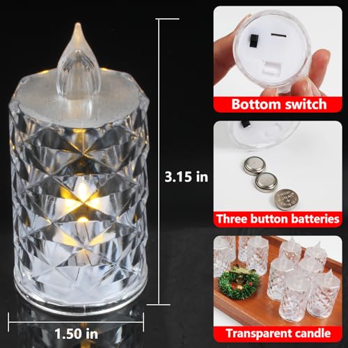 12 Pack Flameless Candles - Battery Operated with 200+ Hour Runtime - Image 5