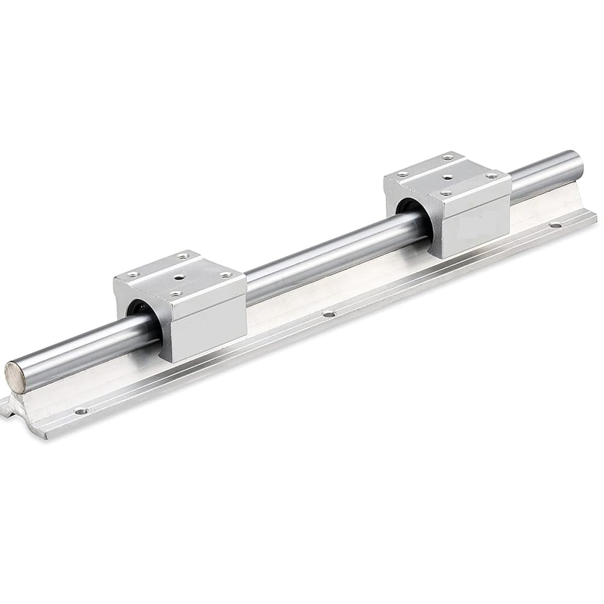 Estresen Linear Rail Guide SBR25 1400mm/ 55,12inches 25mm Linear Set CNC Parts + 2pcs SBR25UU Block Bearings