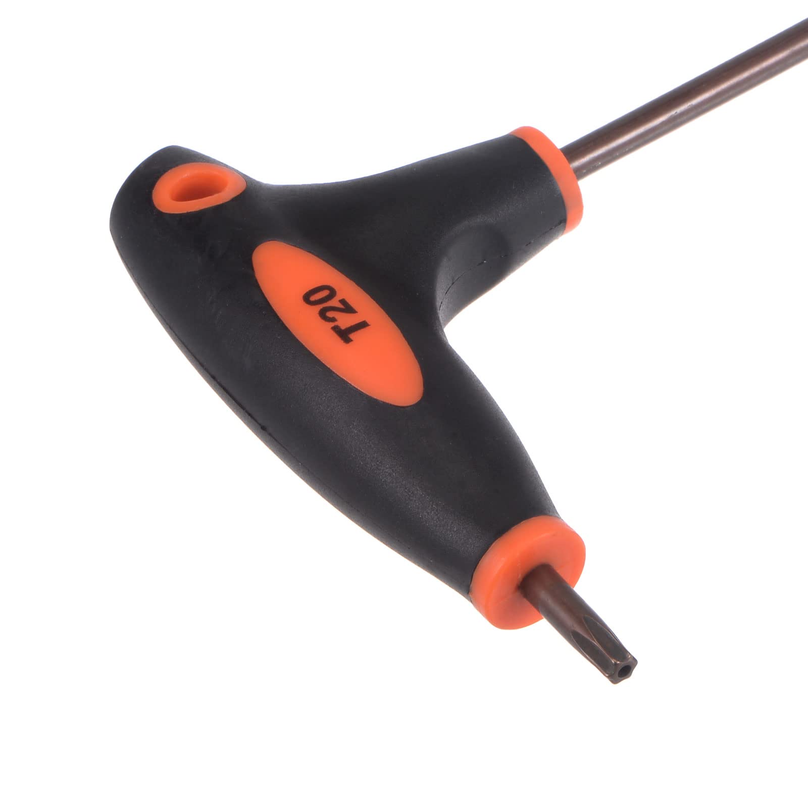uxcell T20 Anti Tamper Proof Torx Key T-Handle Dual End Wrench, S2