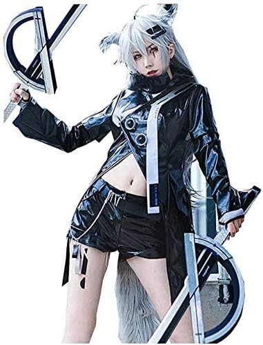 Amazon Opmch Coアークナイツ Arknights ラップランド 耳としっぽ付き 戦闘服 制服 コスプレ衣装 コスプレ ワンピース ドレス Cosplay コスチューム 男性 S コスプレ 仮装 通販