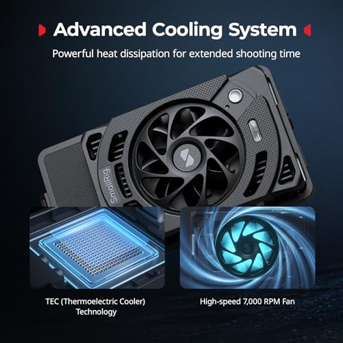 Image of SMALLRIG Cooling Fan for Nikon ZR, Camera External Cooling System with Dual-Speed Modes, Snap-On Design, TEC Cooling Module, Compatible with SmallRig V-Mount Battery Plate - 5874