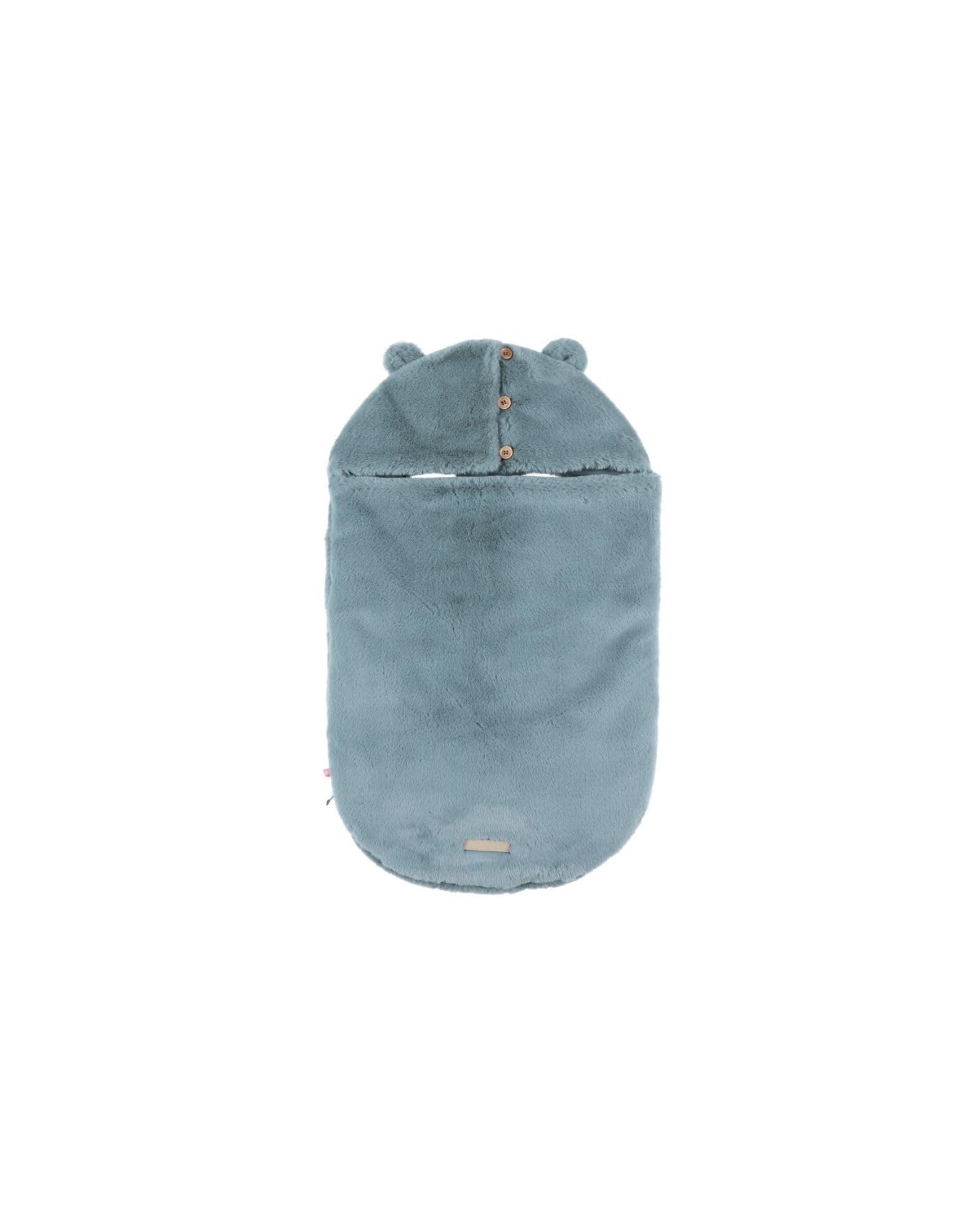 NOUKIE'S - Nid d'ange - Groloudoux - Bleu - Mix & Match - Pour siège auto, Poussette
