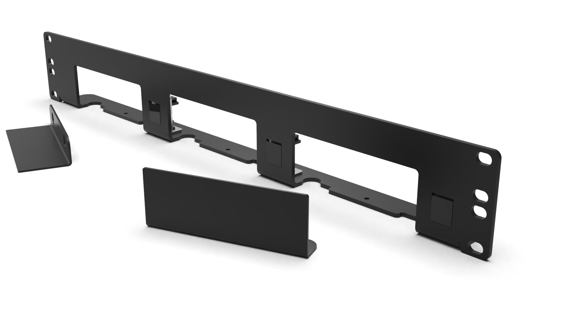 Intel NUC - Soporte para rack (19 pulgadas, 1,5 U, incluye 2 fundas en blanco
