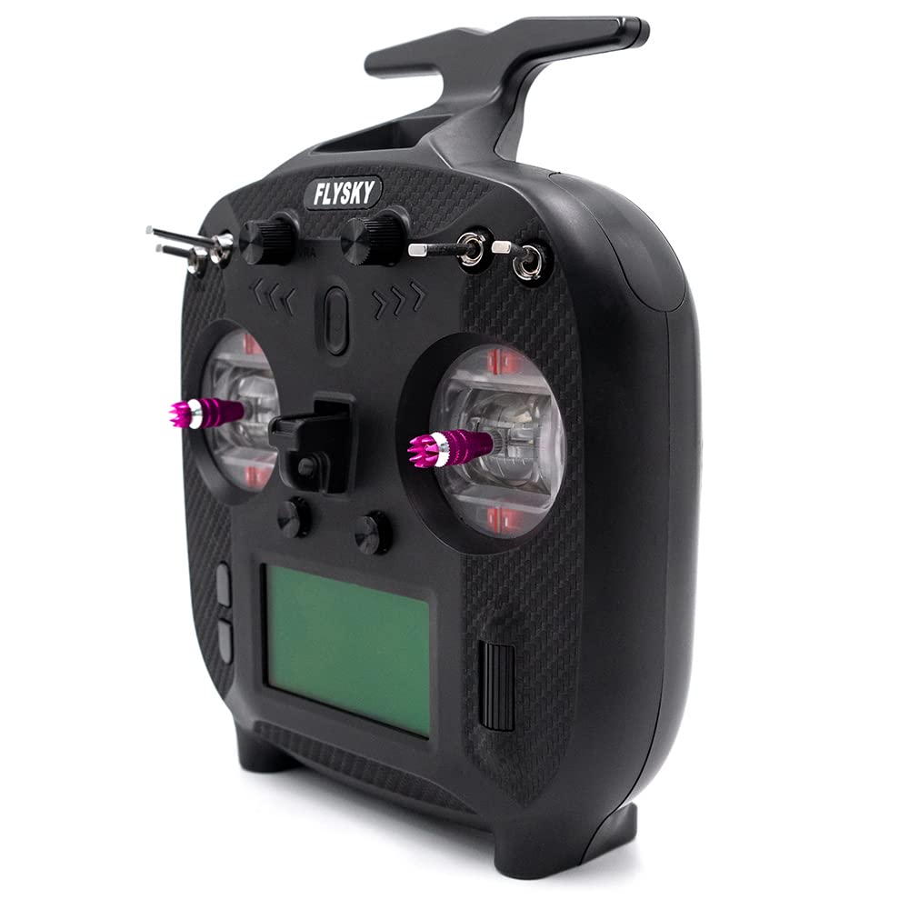 Flysky FS-ST8 2.4GHz 10CH ANT RGB Assistant 3.0 Radio Transmitter with SR8 Receiver for RC Drone Airplane Car Boat (Upgraded Version)