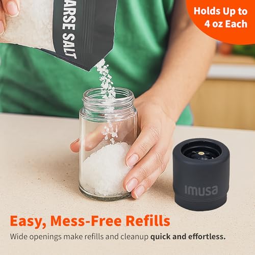 Image of IMUSA Salt and Pepper Grinder Set, 2-Pack, Manual
