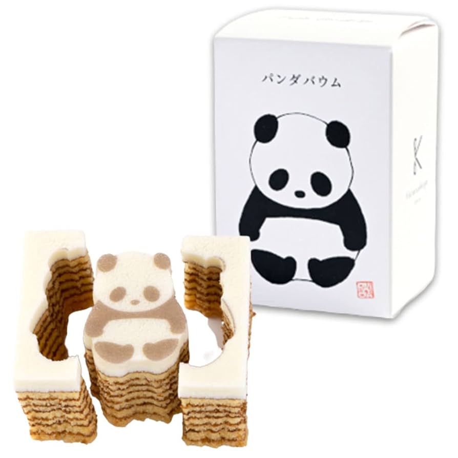 カタヌキヤ　パンダバウムクーヘン　空き箱　スリーブ カタヌキヤ パンダバウムクーヘン 空き箱 スリーブ カタヌキヤ
