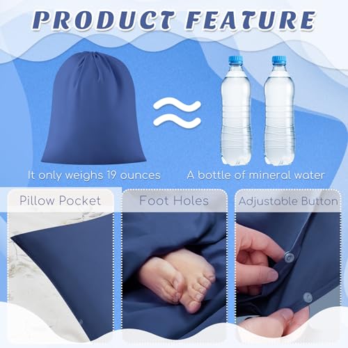 Image of Irenare Self Tan Sleep Sack Reusable Body Self Tanners Lightweight Breathable Tanning Sleeping Sac for Bed Travel Sleeping Bag