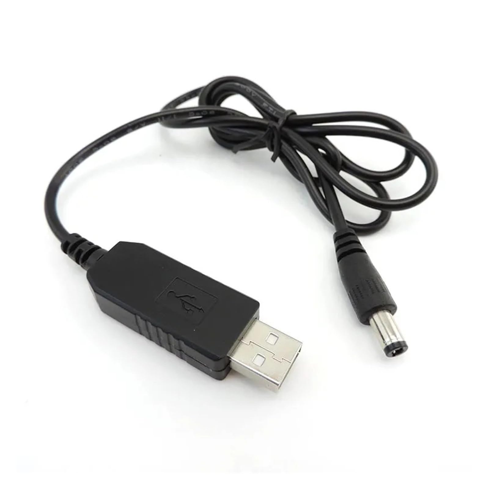 Kabel USB Step Up 5V-9V/12V Boost DC 5,5 x 2,1 mm wtyczka męska (12,6 V boost line)
