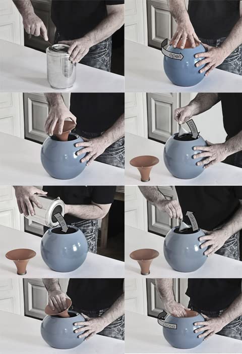 legendURN Arbosphere Handpainted Funeral urns | Arbosphere Handpainted | Handmade Art Urns for Ashes