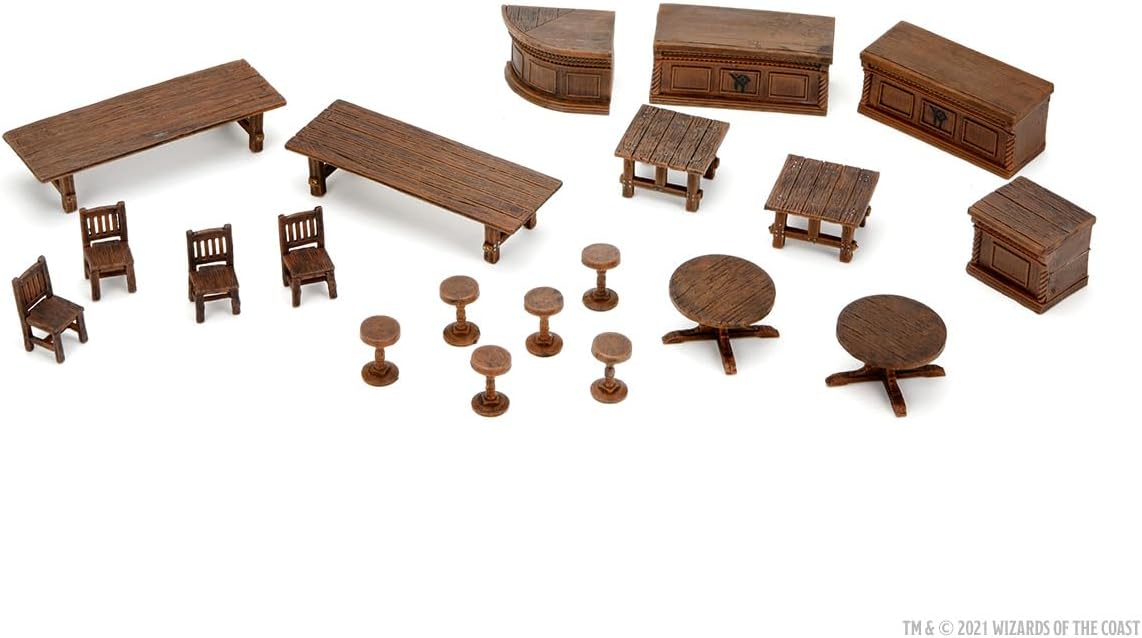 WizKids D&D Icons of The Realms: The Yawning Portal Inn - Bars & Tables RPG