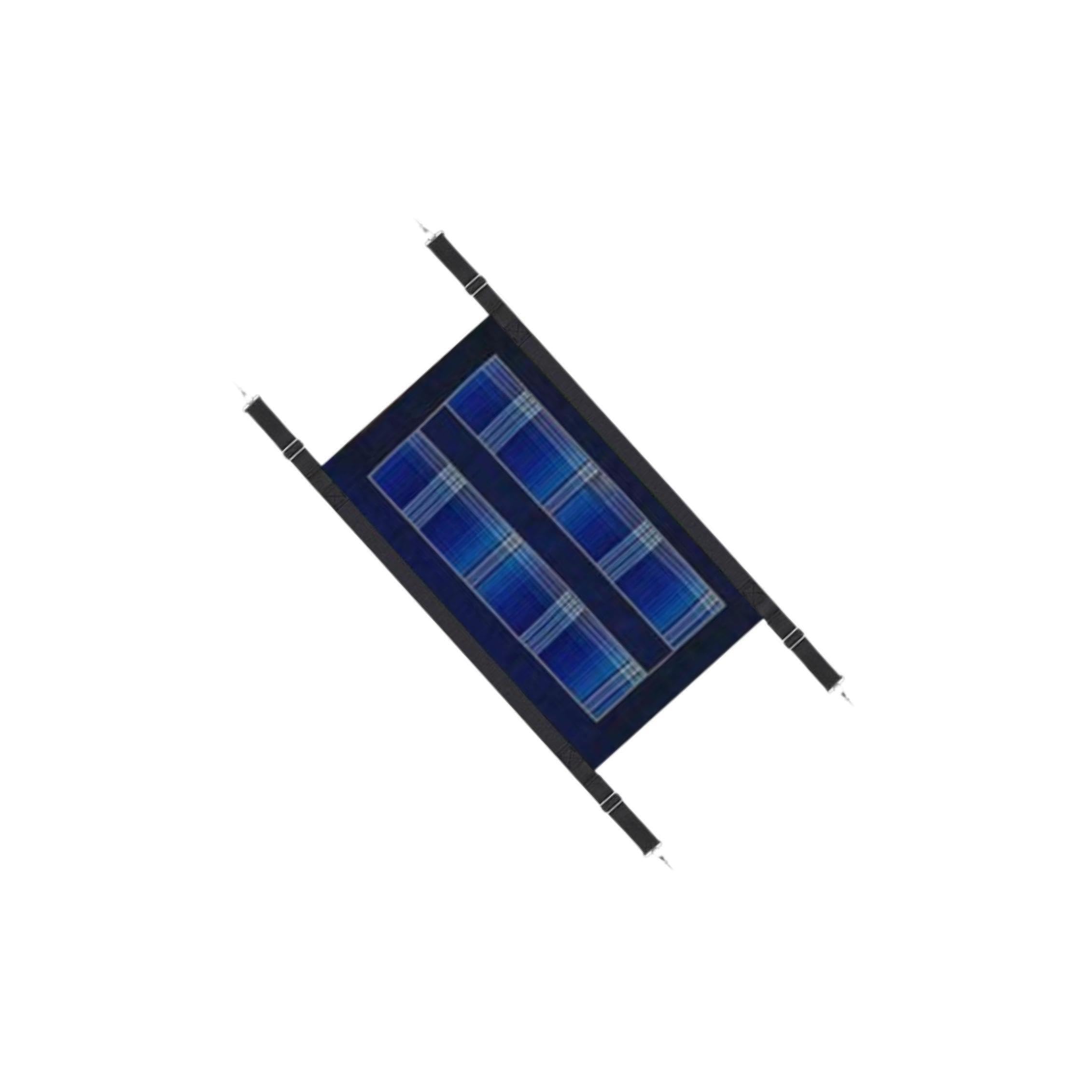 Protector de granero azul de 150x48cm para la ventilación del box