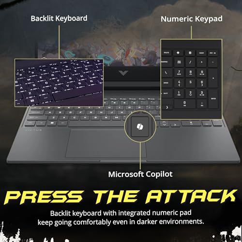 Image of HP Victus 15.6 inch FHD 144Hz IPS Gaming Laptop, Intel i5-13420H, 64GB RAM, 3TB Storage(2TB SSD+1TB Docking Station Set), NVIDIA GeForce RTX 4050, Backlit Keyboard, HD Camera, WiFi 6, Win 11, Silver