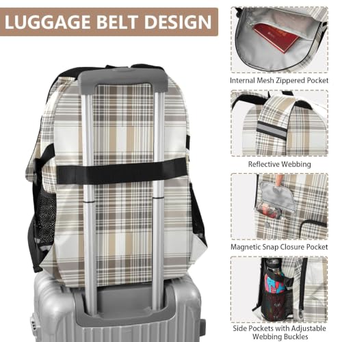 Mochila de viaje grande que protege tu laptop de 17.5 pulgadas en el trayecto de la universidad 4