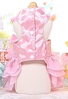 Vista 2 de Moda Vestido de Princesa de Chifón para Perro Dulce Cachorro para Perro EXTRAL Pequeño y Perro Pequeño Rosa M