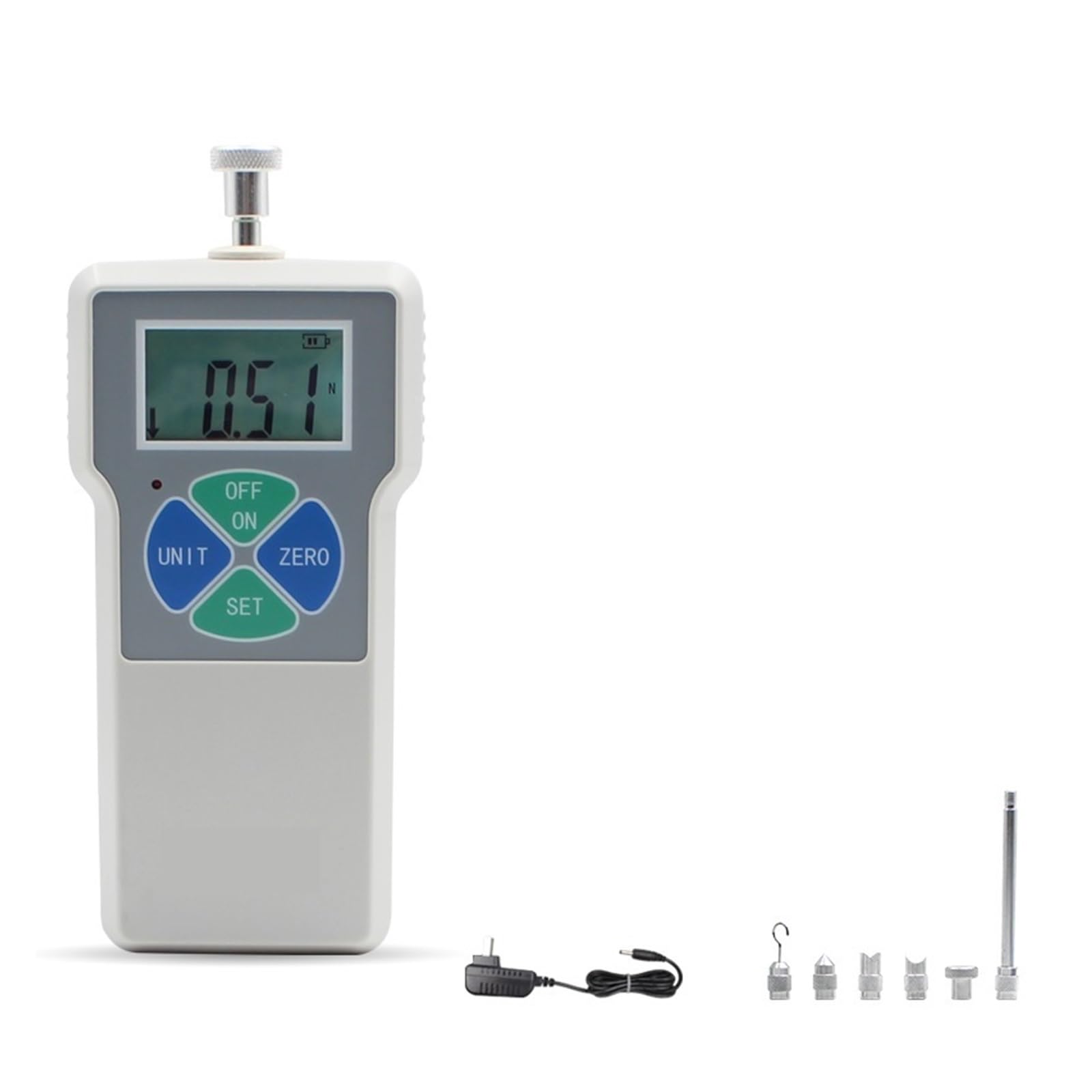 Mining One Color Tension Tester, 50N;5Kg;11Lb Digital Force Gauge Pull And Push Protable Volume Tool Dynamometer Meter