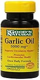 Garlic Oil 5000mg - 100 softgels,(Good'n Natural)