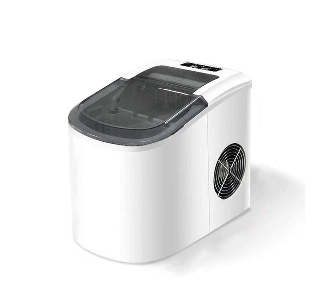 Ice Maker controsoffitto Macchina, 9 Ice Cubes Pronto in 6-10 Minuti, 33 lbs Cubi Proiettile di Ghiaccio in 24H, Ice Maker Elettrico con Scoop, Nero