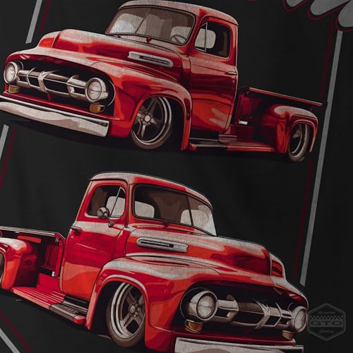 1951 F1 Truck Badge Vintage American Classic Car T-Shirt2