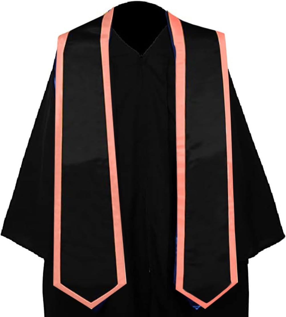 FZBNSRKO 6 Pack Graduation Honor Stoles,Unisex Adult Plain Graduation Stole Sash 72" Honor Stoles for Graduation 2026