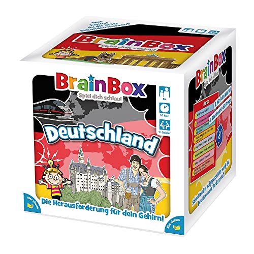 Brain Box 2094905 Deutschland, Lernspiel, Gedächtnisspiel, Quizspiel für Kinder ab 8 Jahren