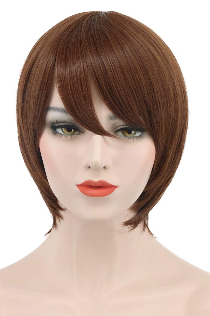 karlery Adult Women's Long Ponytail Brown Wig Lolita Clip In Thick Claw Drawstring Halloween Costume Pigtail Wig Anime Cosplay Wig