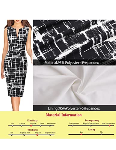 Image of VFSHOW Womens Front Zipper Work Business Office Bodycon Dress Elegant Professional Career Church Party Pencil Sheath Dress