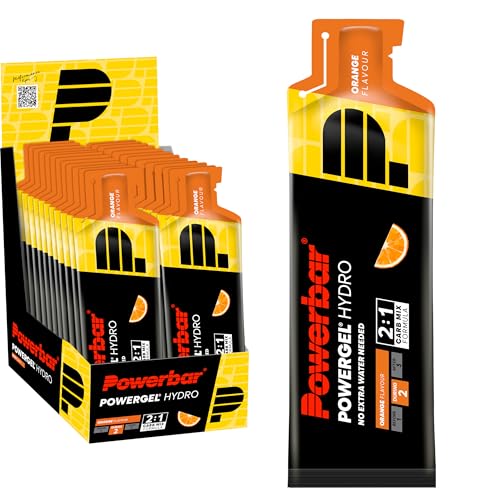 Powerbar PowerGel Hydro Orange 24x67ml - Gel Energético de Alto Carbono + Sodio