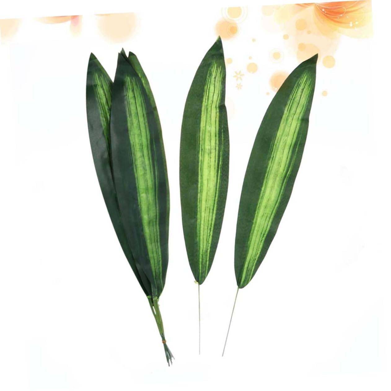 Cabilock 3 Set Di Foglie Tropicali Decorative Artificiali Finte Per Ufficio Bar Negozio 10 Pezzi * 3
