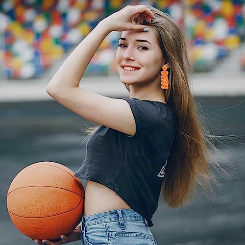 Handmade Football Touchdown Earrings - Team Statement Earrings for Game Day & Party Favors2